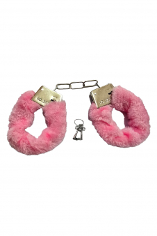 Wickedfun Pink Furry Handcuffs