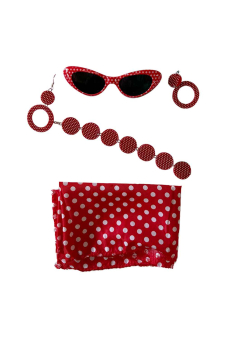 Wickedfun Polka Dot 5 pcs 50s Set