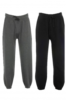 Women 1Black+1Grey Joggers Tracksuit Jogging Pants