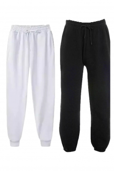 Women 1Black+1White Joggers Tracksuit Jogging Pants