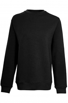 Women Crew Neck Fleece Round Neck Sweatshirt Top UK Size 8-14