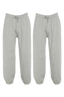 Women Grey Pack Of 2 Joggers Tracksuit Jogging Pants