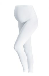 Hugs and Kisses White Maternity Fit Belly Leggings
