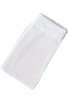 Women White Microfiber Knee High Trouser Socks (PACK OF 3)