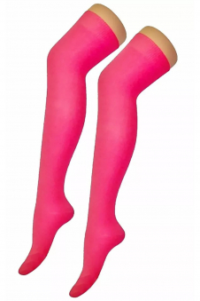 Women Pink High Over Knee Socks