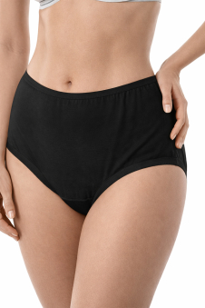 Active Star Women’s Black Full Briefs – Comfortable Cotton-Rich (Pack of 3 pcs)