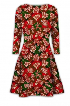Women Santa Gifts Christmas Winter Party Dress