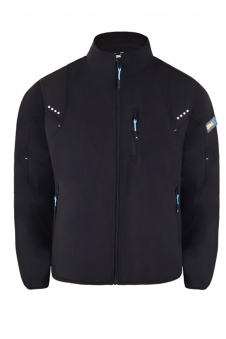 Woven Stretch Jacket Men Black