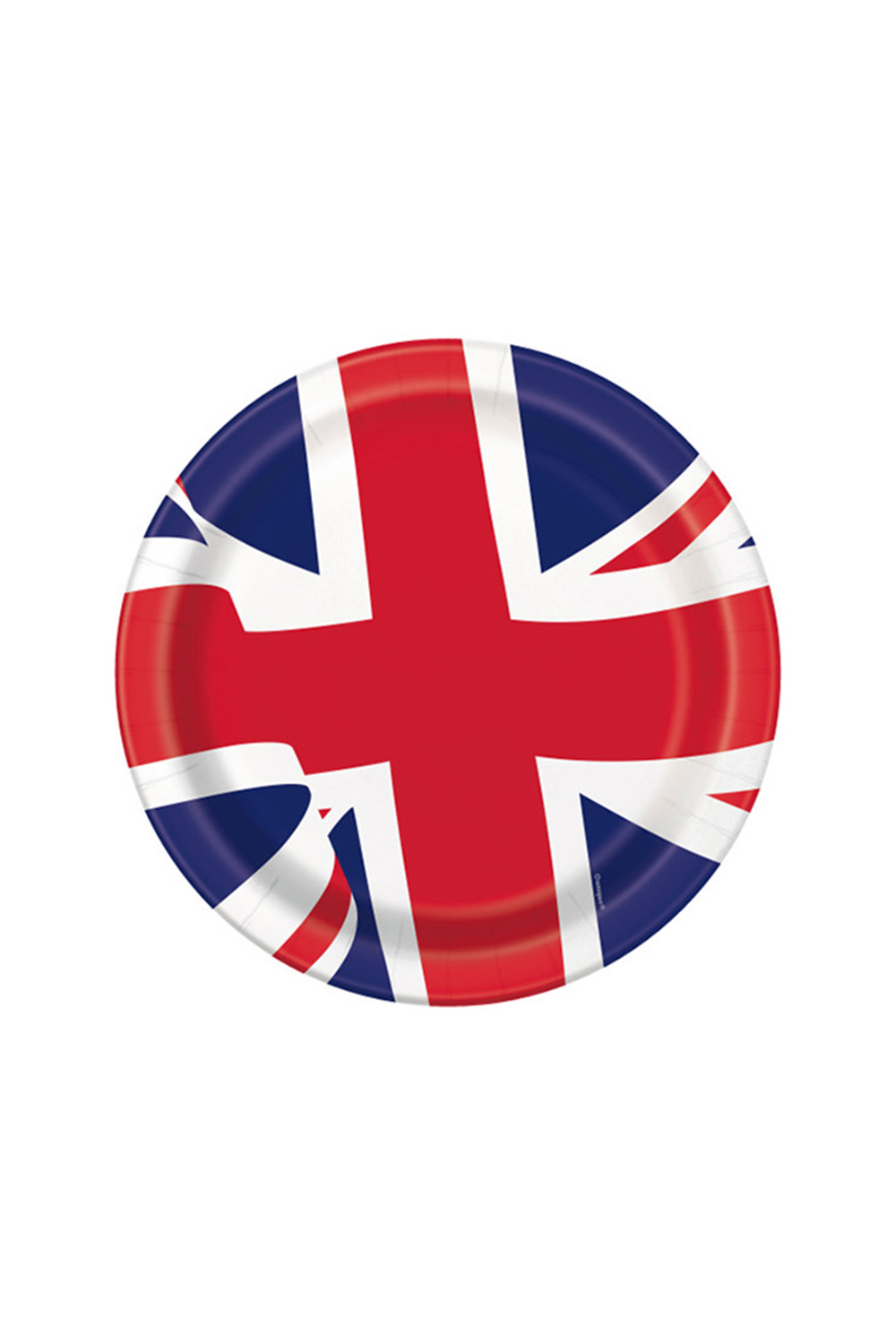 Wickedfun 8 Union Jack 9inch Plates (Pack of 12)