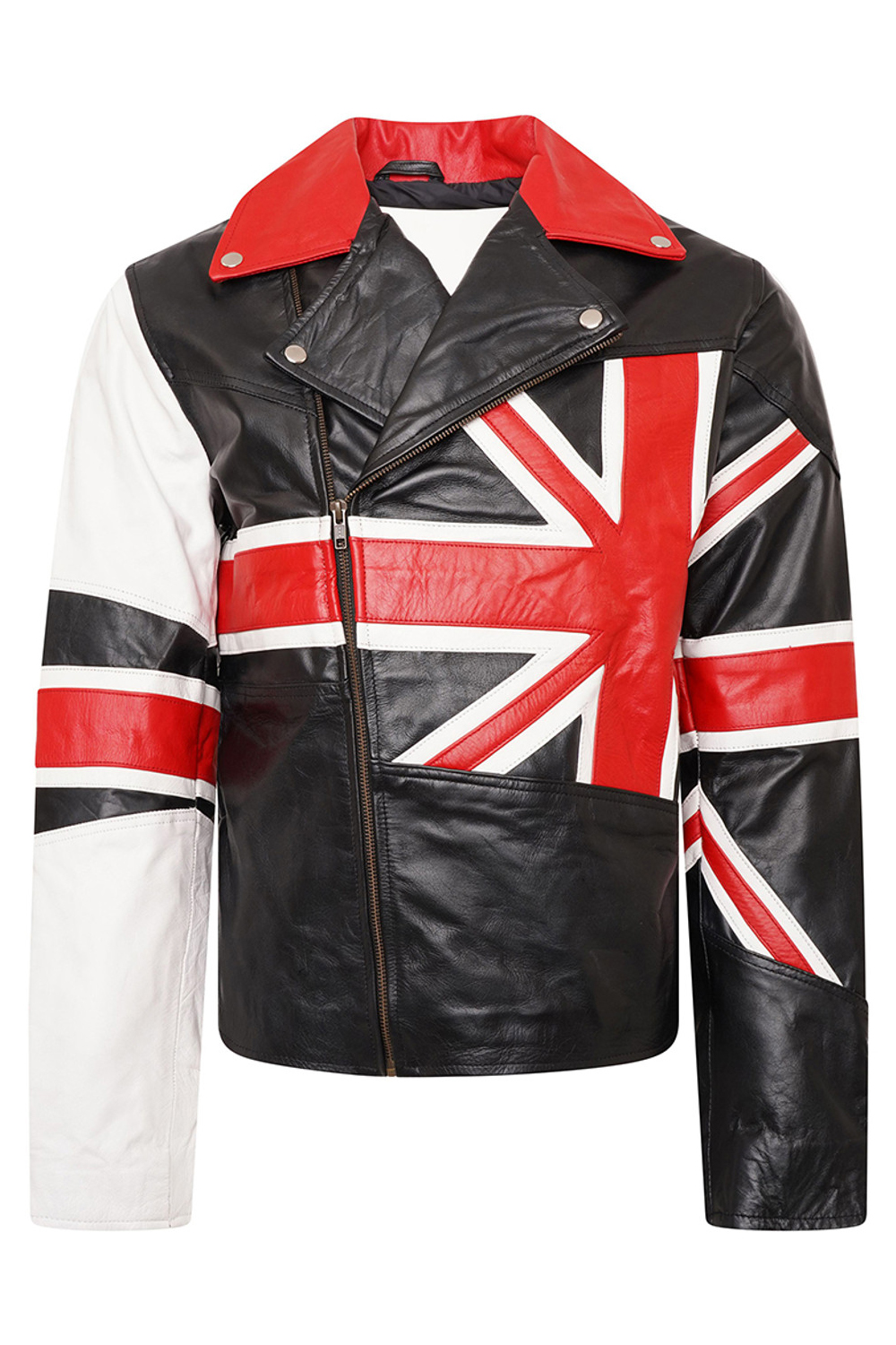 Union Jack British Flag Leather Jacket