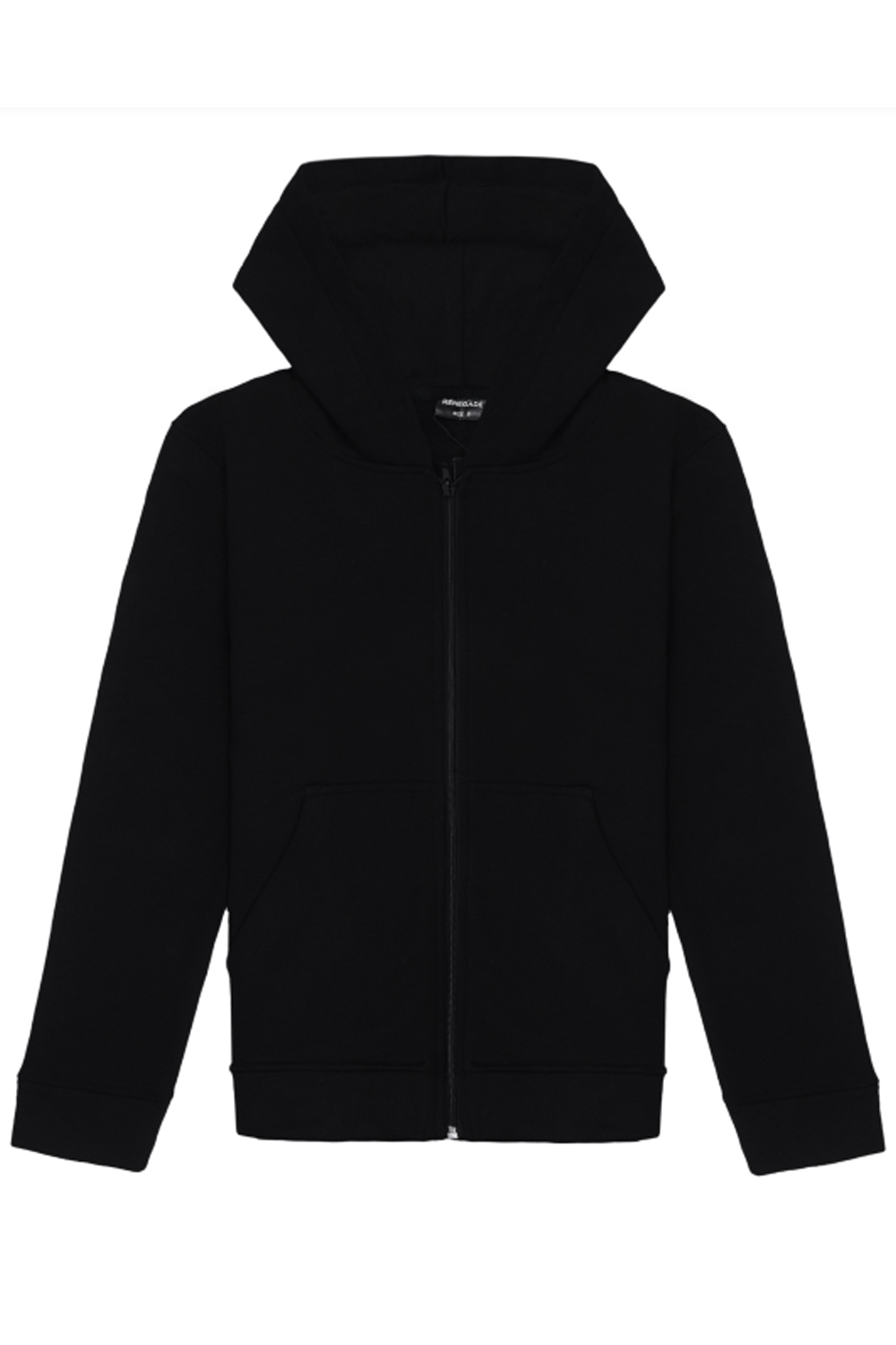 Unisex Plain Hoodie Black