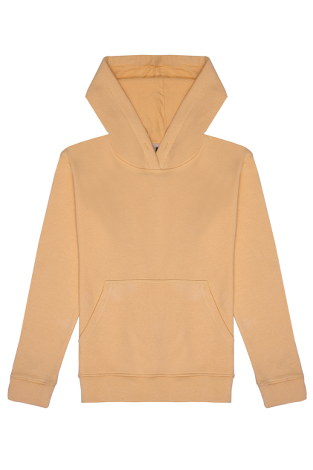 Unisex Plain Hoodie Brown
