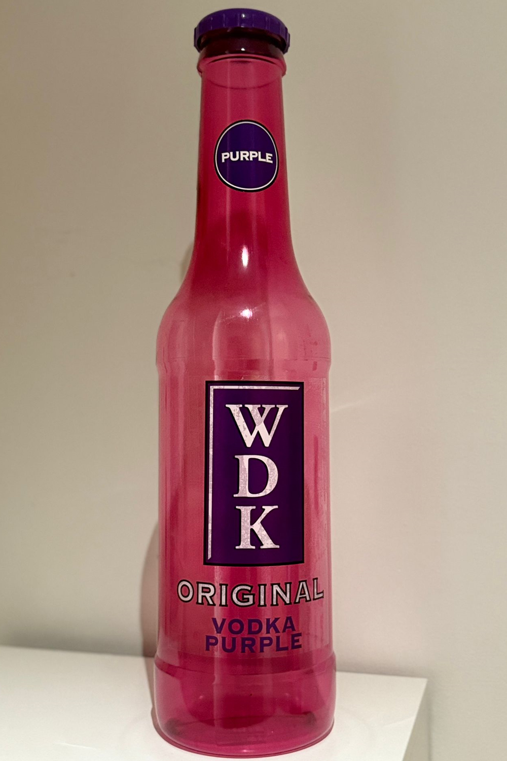 VODKA Purple FT Plastic Bottle For Coins