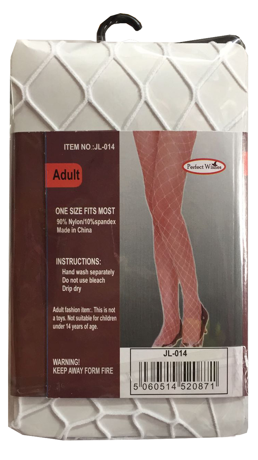 White Diamond Fishnet Tights