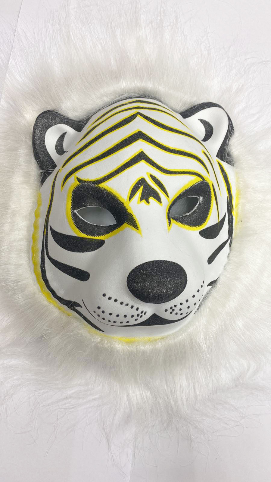 White Tiger Face Mask