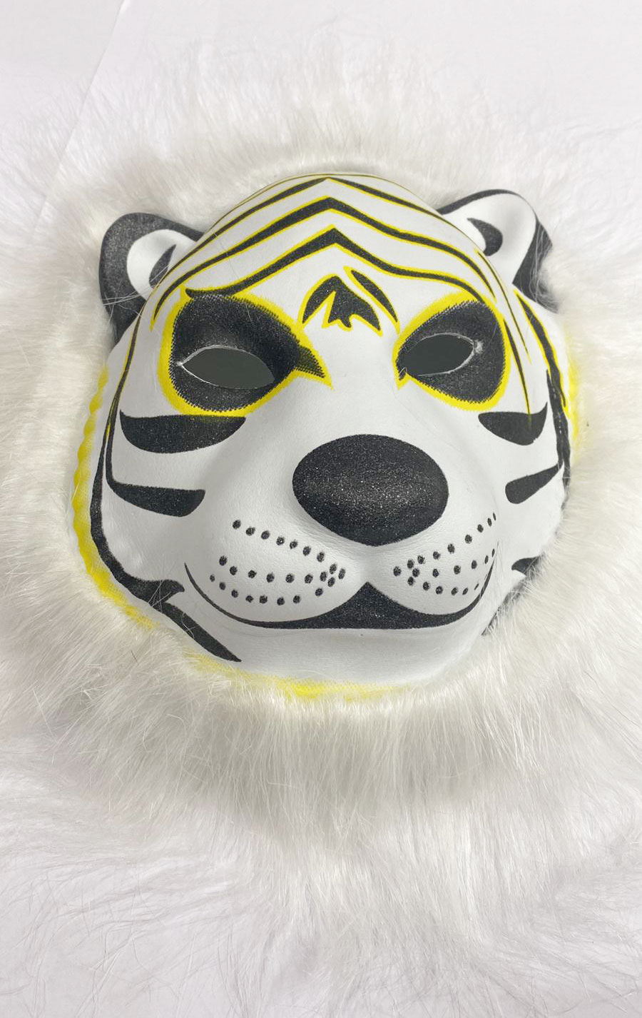 White Tiger Face Mask