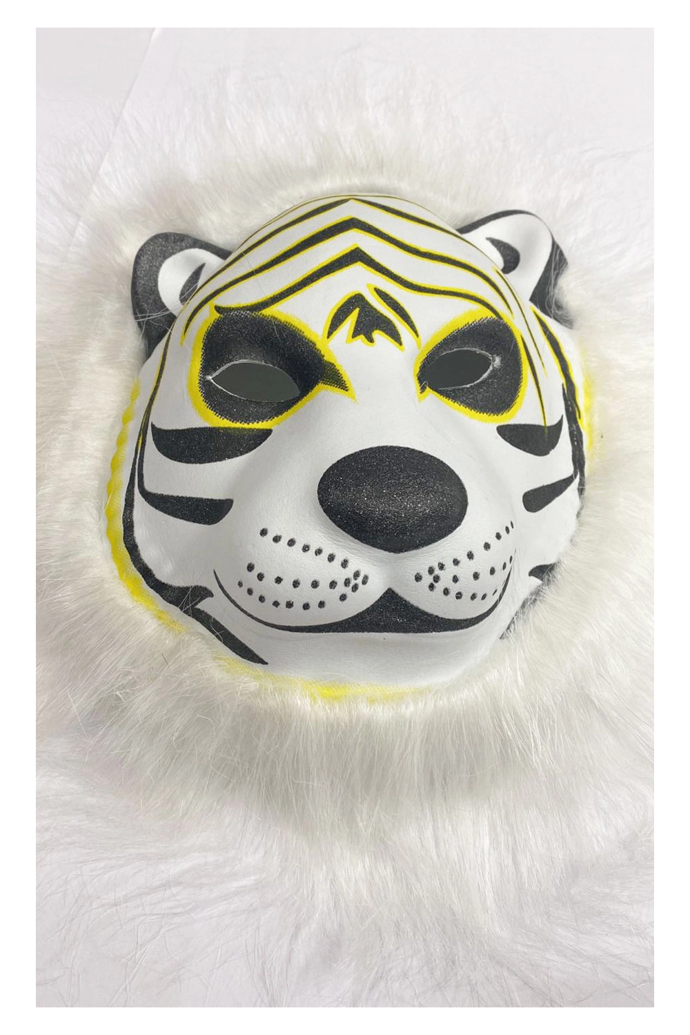 White Tiger Face Mask