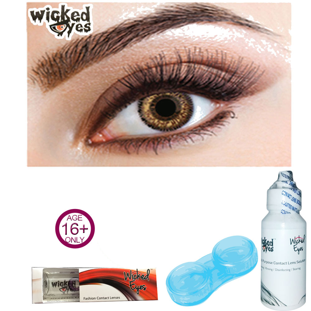 Wicked Eyes Two Tone Hazel Fashion Lense