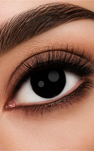 Wicked Eyes Daily Fashion Lenses Blind Black