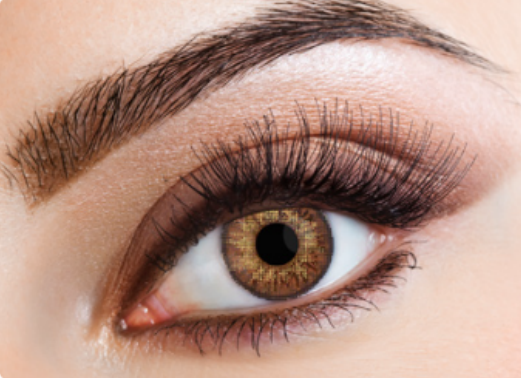 Wicked Eyes Three Tone Brown 30 Days Lenses