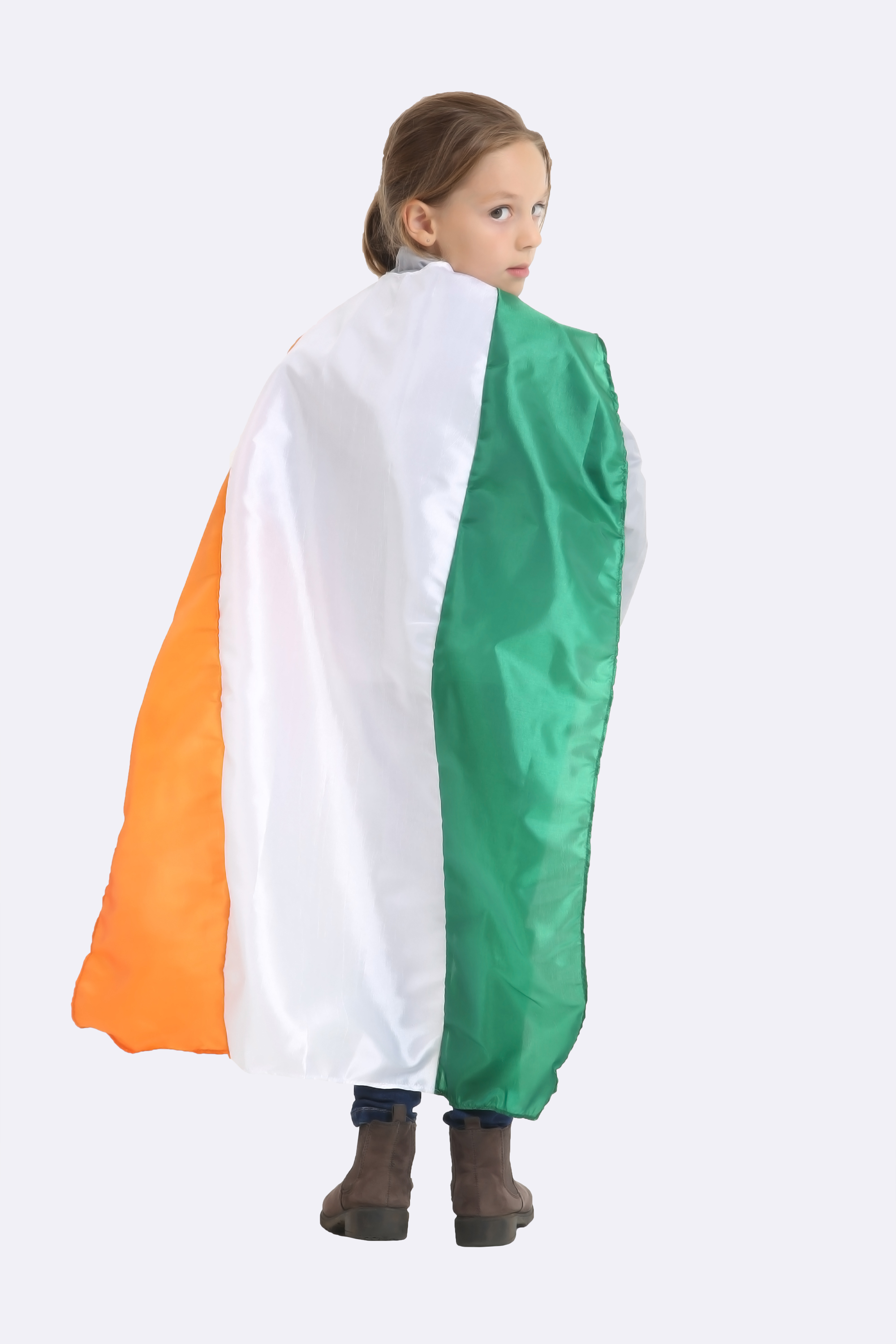 Wickedfun Children's Irish Flag Satin Cape