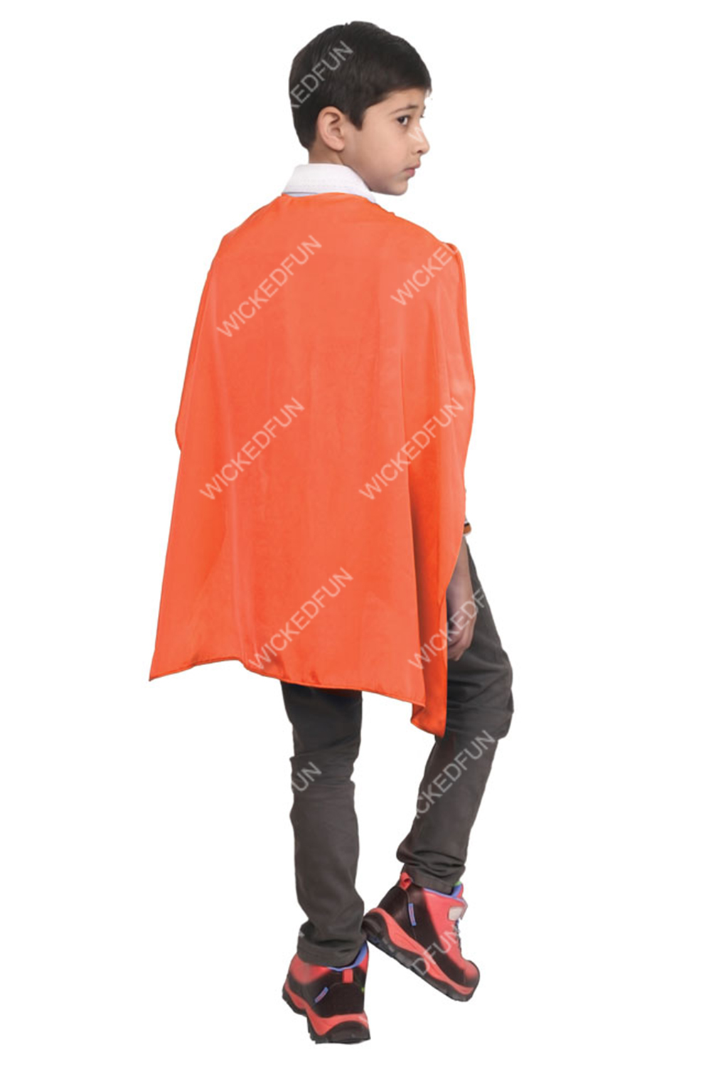 Wickedfun Children's Orange Deluxe Satin Cape