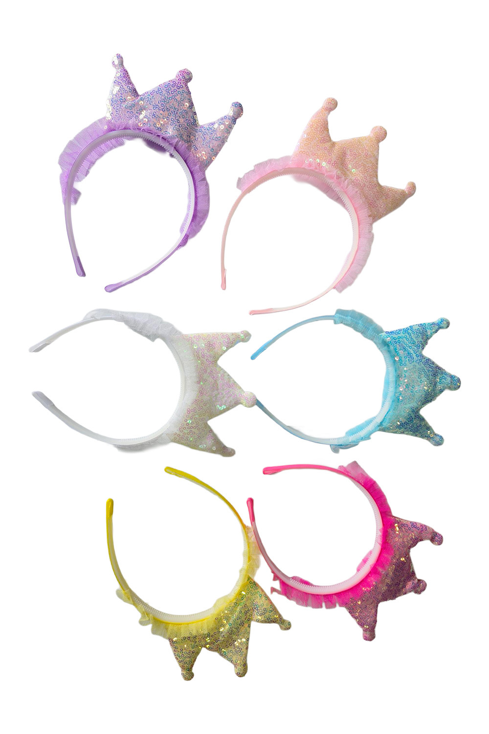 Wickedfun 12pc Assorted Tiara Light Up Headband