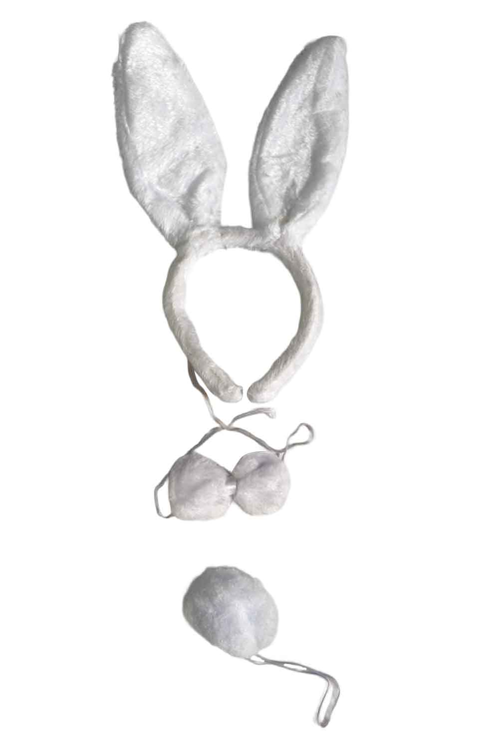 Wickedfun 3pcs White Bunny Set