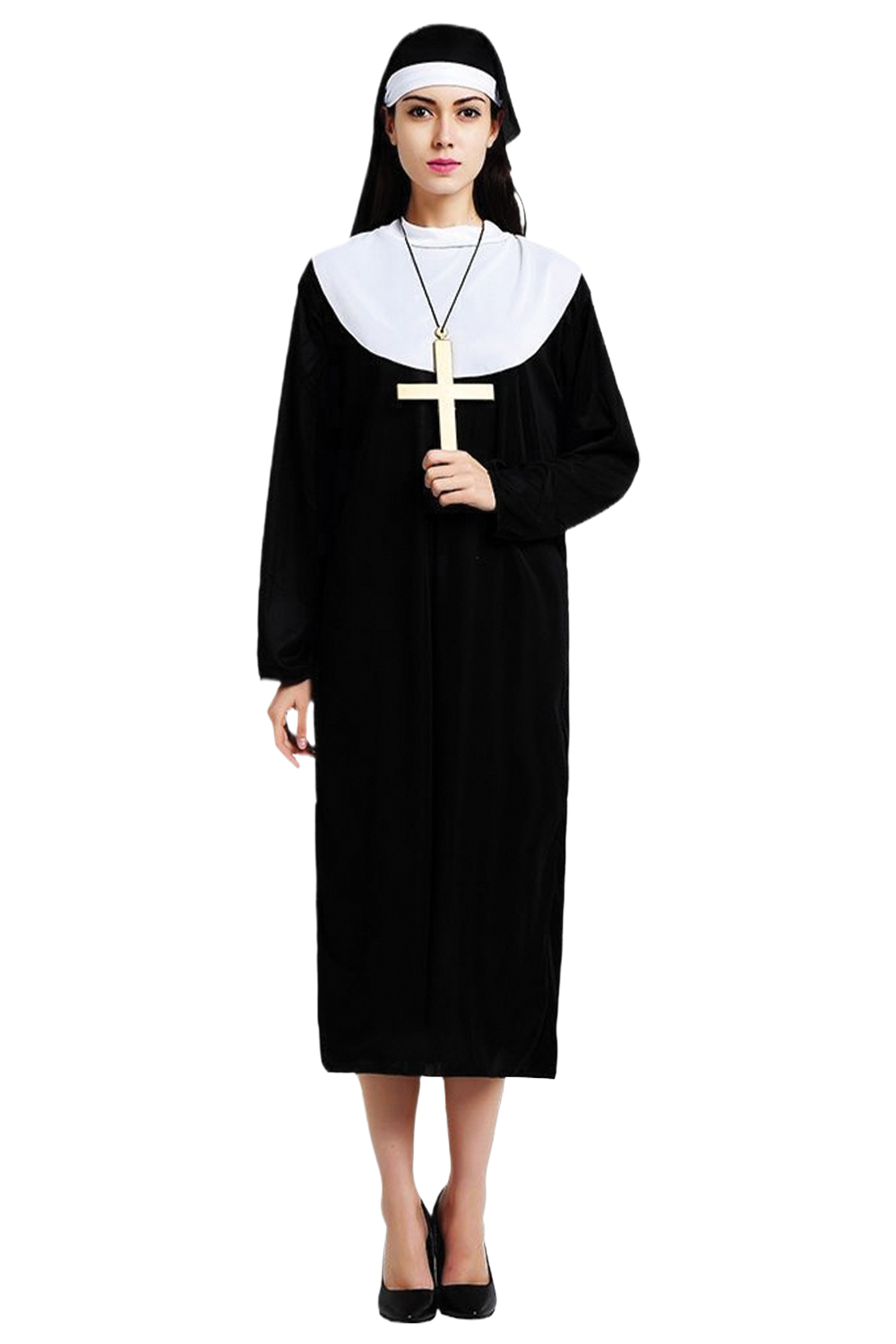 Wickedfun Adult Nun Costume 2 Pcs Set