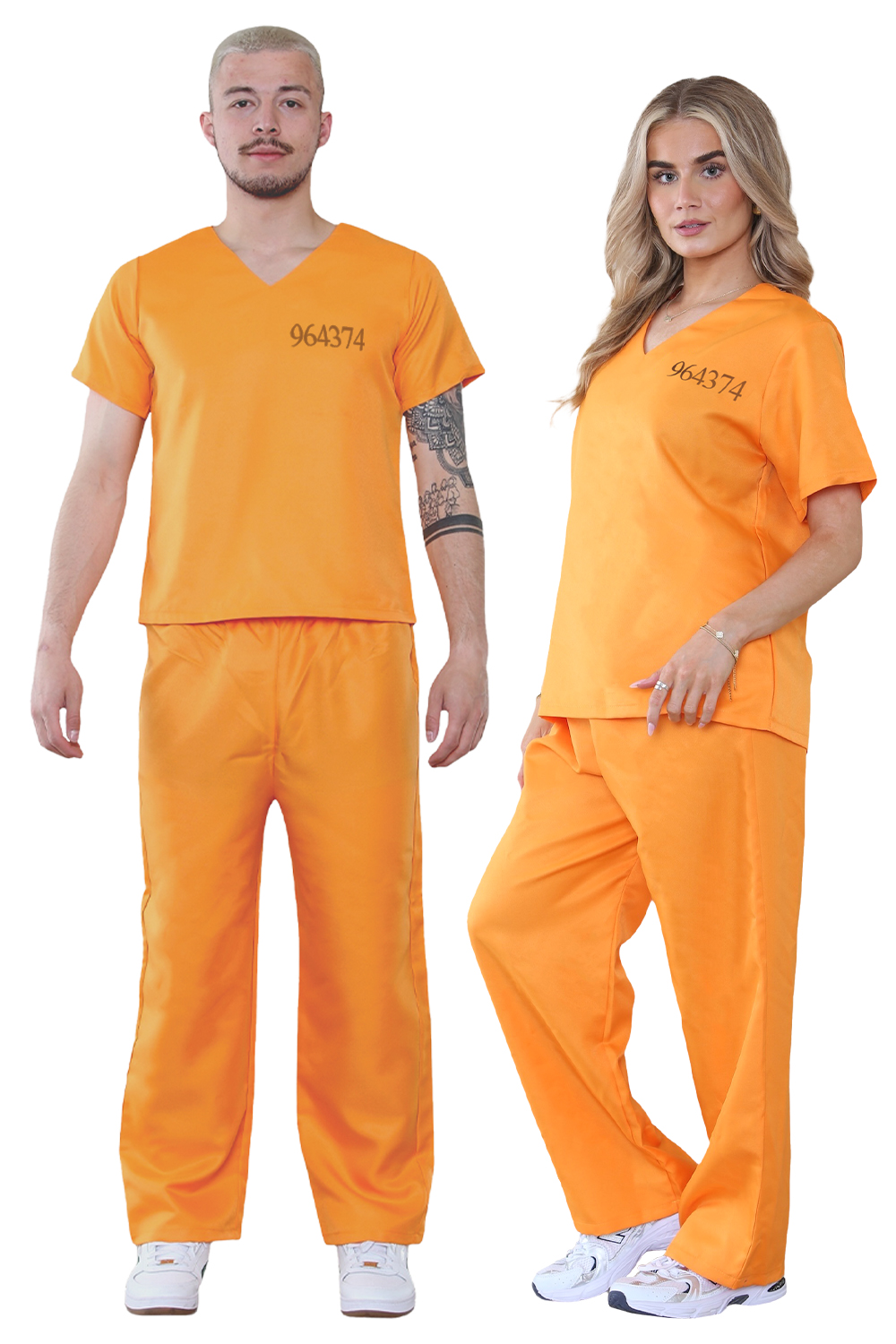 Wickedfun Adult Prisoner Suit 2 Pcs Set