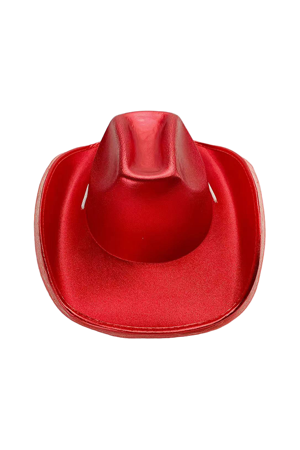 Wickedfun Adult Red Cowboy Hat