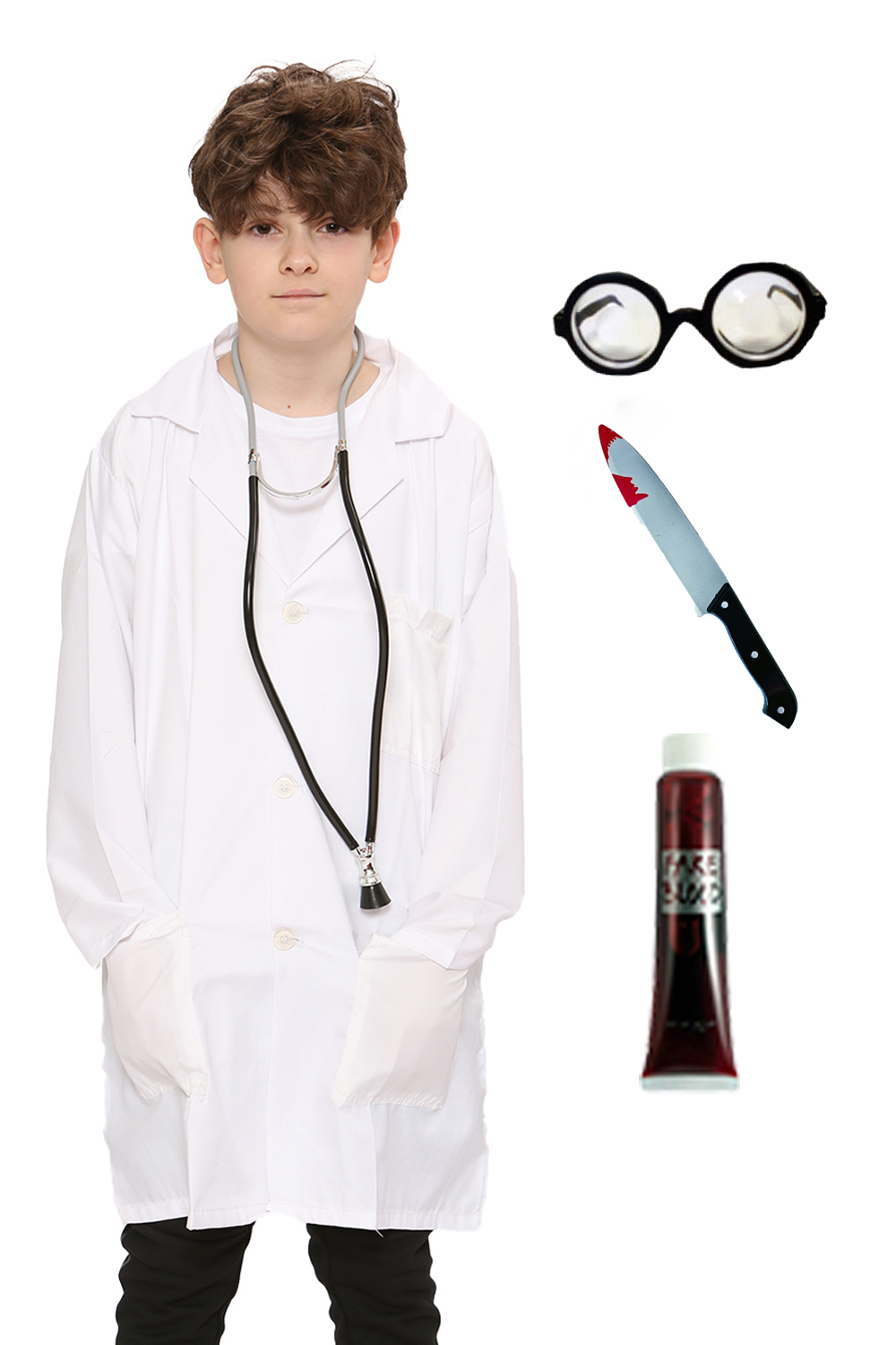 Wickedfun Children Halloween Bloody Doctor 5 Pcs Set