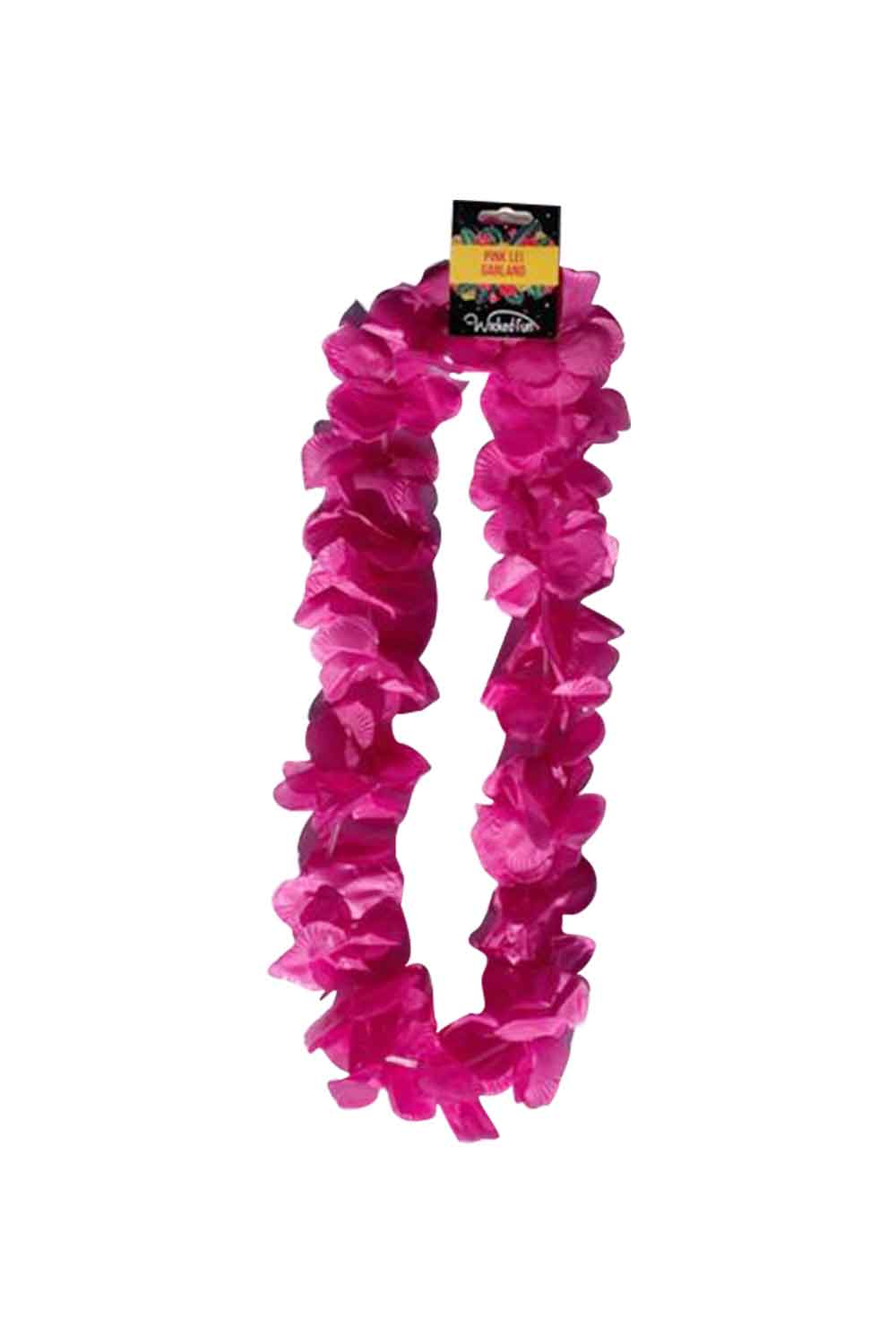Wickedfun Tropical Flowers Lei Hula Garland Pink