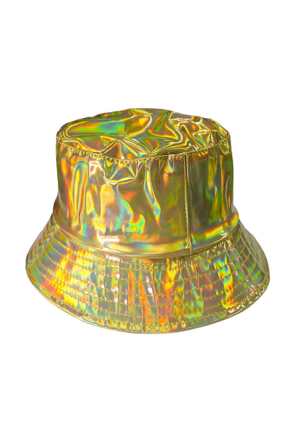 Wickedfun Shiny Gold Bucket Hat