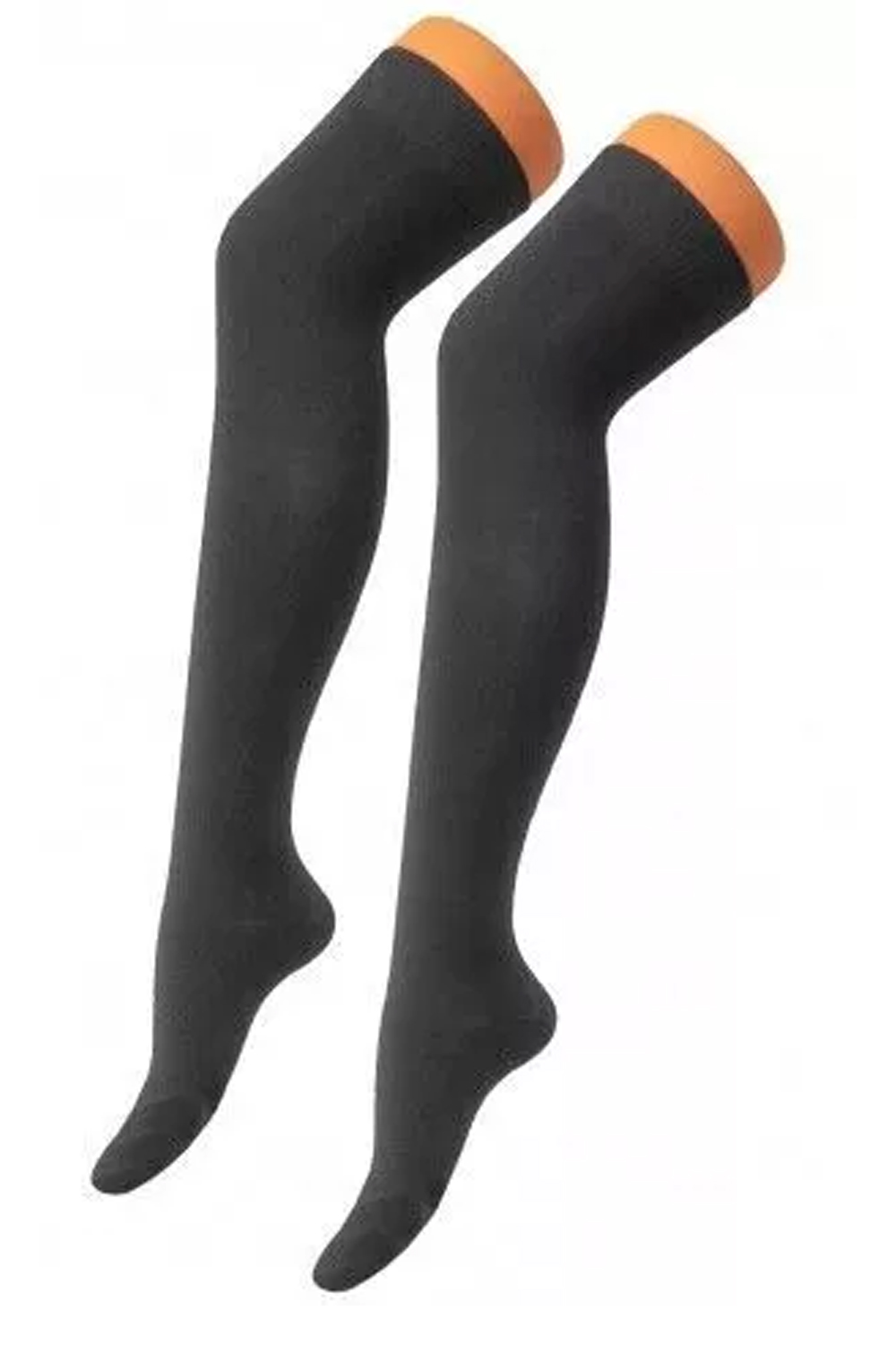 Women Black High Knee Socks