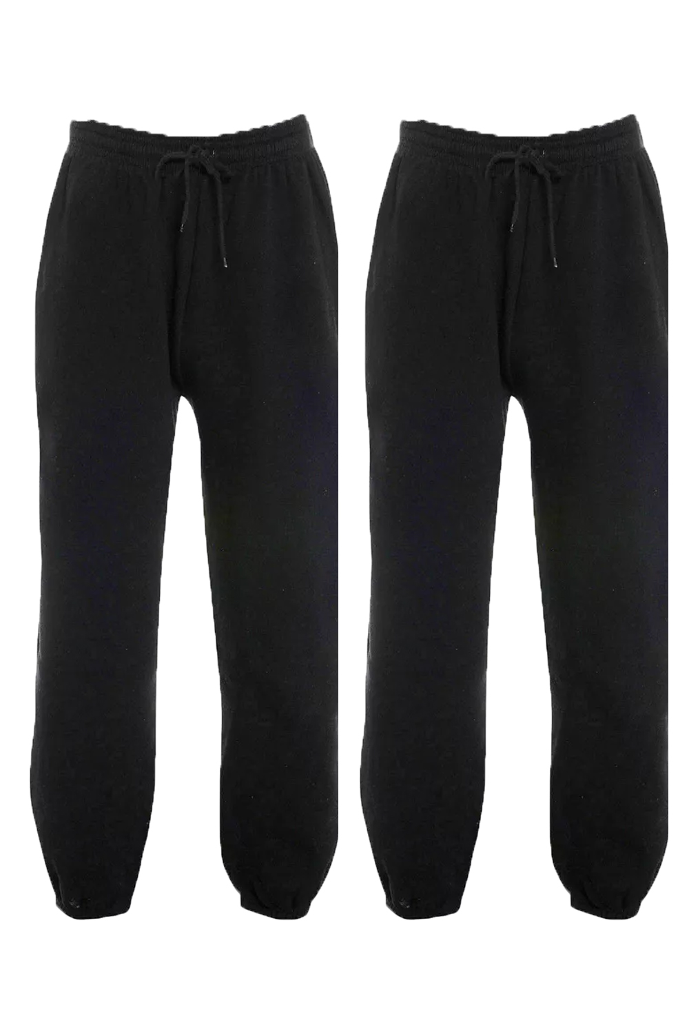 Women Black Pack Of 2 Joggers Tracksuit Jogging Pants