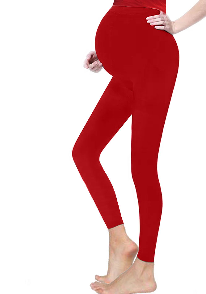 Hugs and Kisses Red Maternity Fit Belly Legging