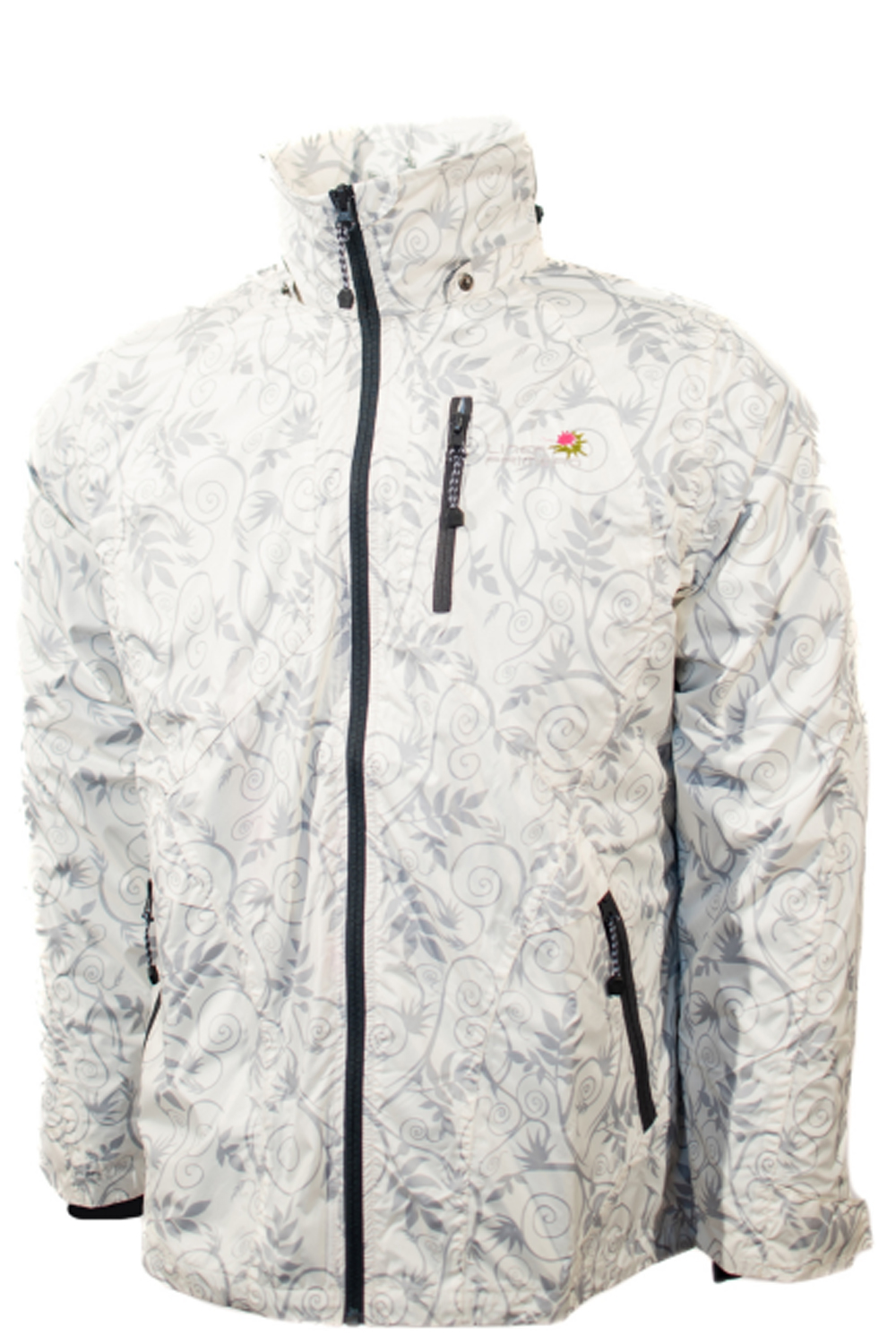 Women Printed Jacket White