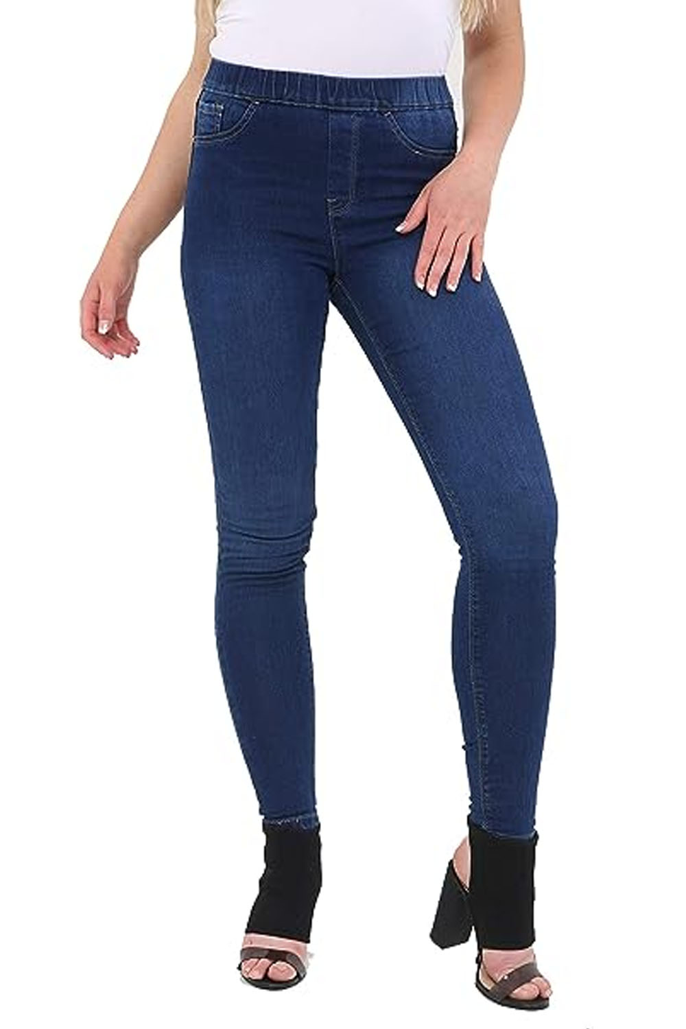 Women Slim fit Stretch Denim Jegging Legging UK Sizes 8 to 26