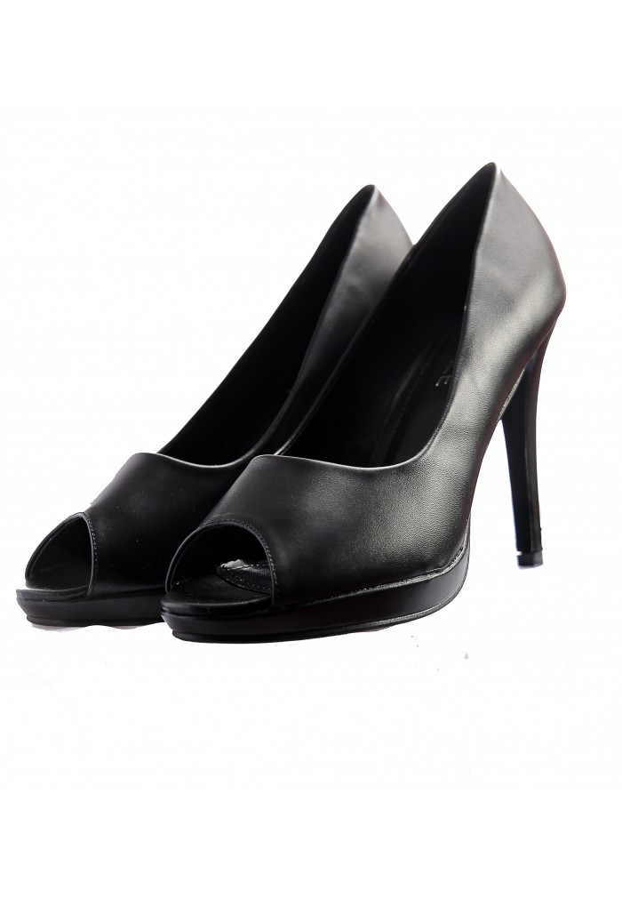 Womens Drag Queen Cross Dresser HIGH Heel PEEP Toe Court Shoes