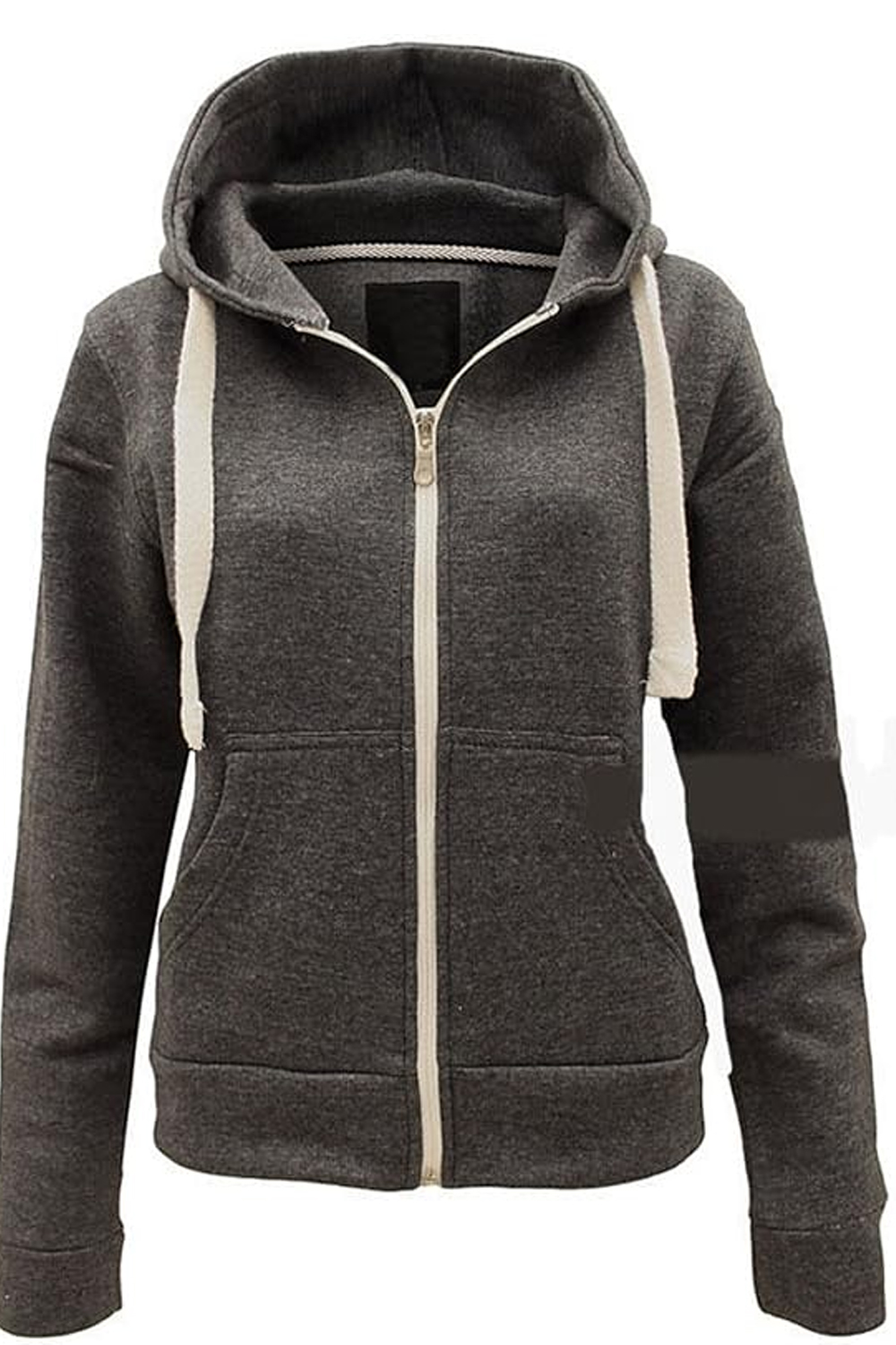 Women's Fleece Zip Hoodie Charcoal–UK 6-30