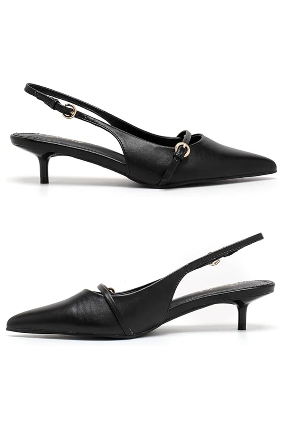 Women's Slingback Kitten Heel Sandals