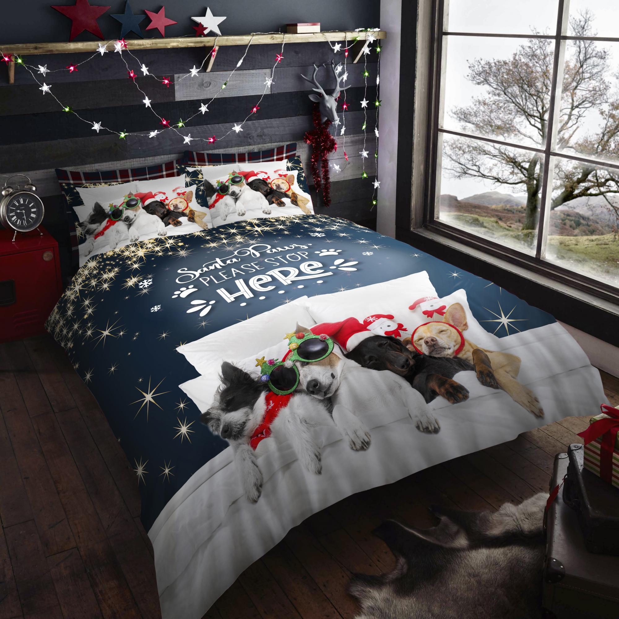 Xmas Pawited Hard Duvet Set
