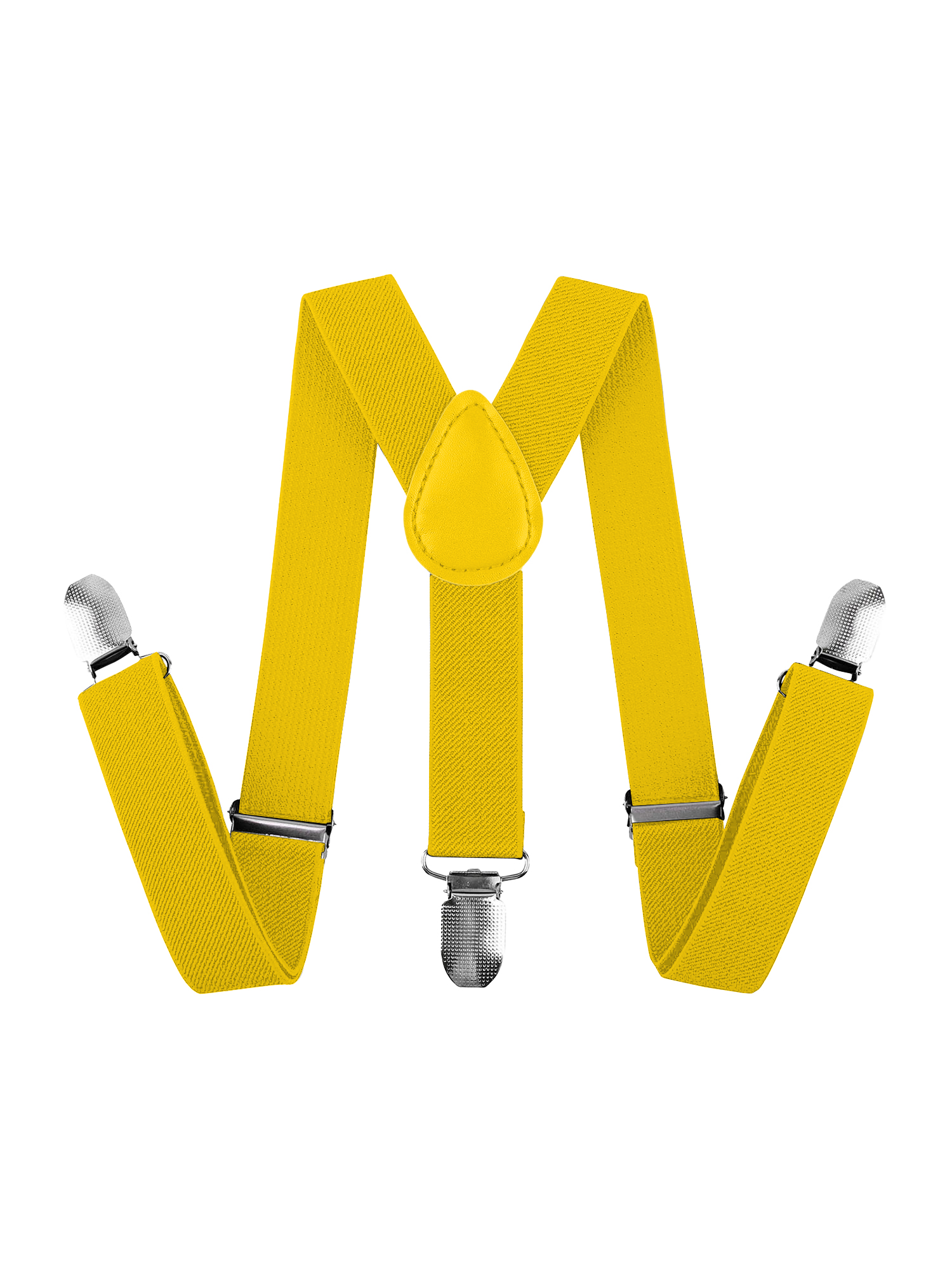 Wickedfun Yellow Plain Braces (3.5cm)