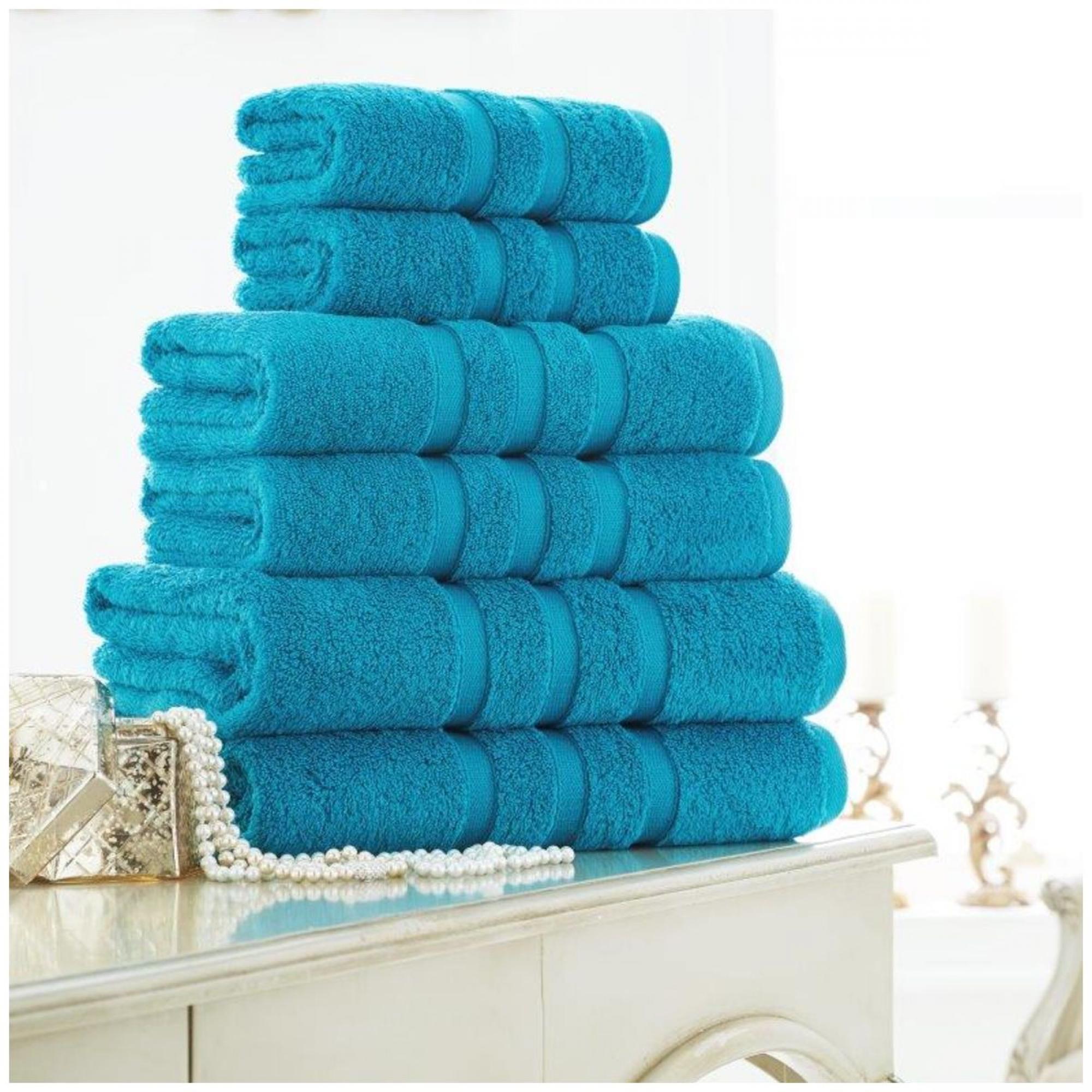 ZERO TWIST HAND TOWEL TURQUOISE
