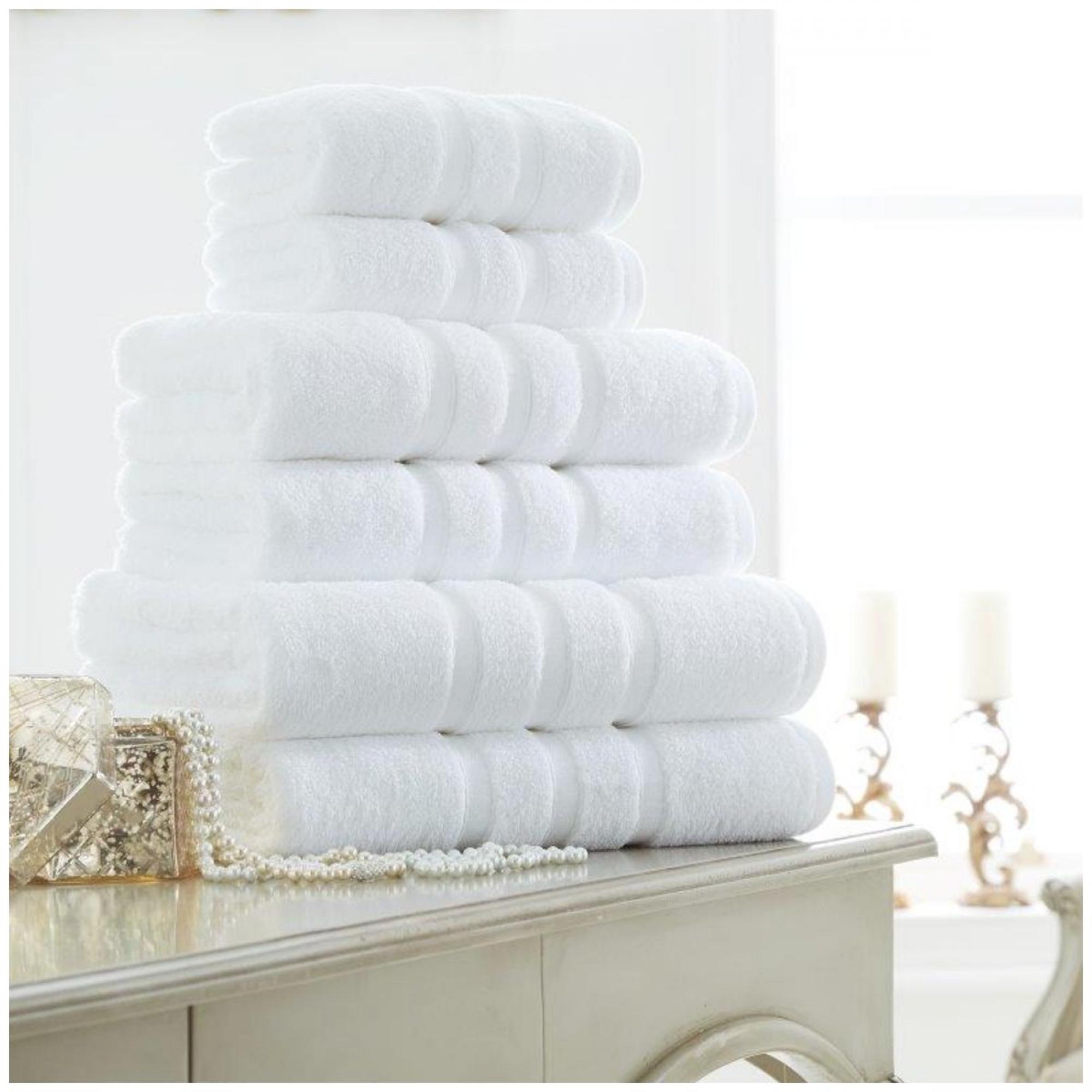 ZERO TWIST HAND TOWEL WHITE